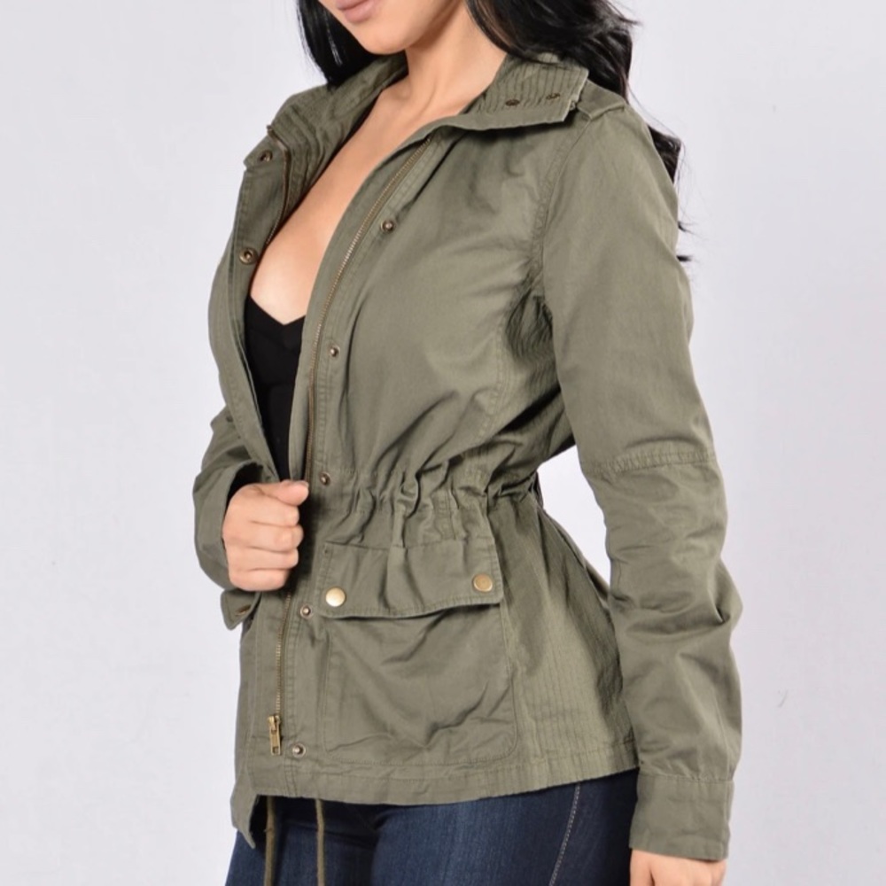 FashionNova Olive Jacket